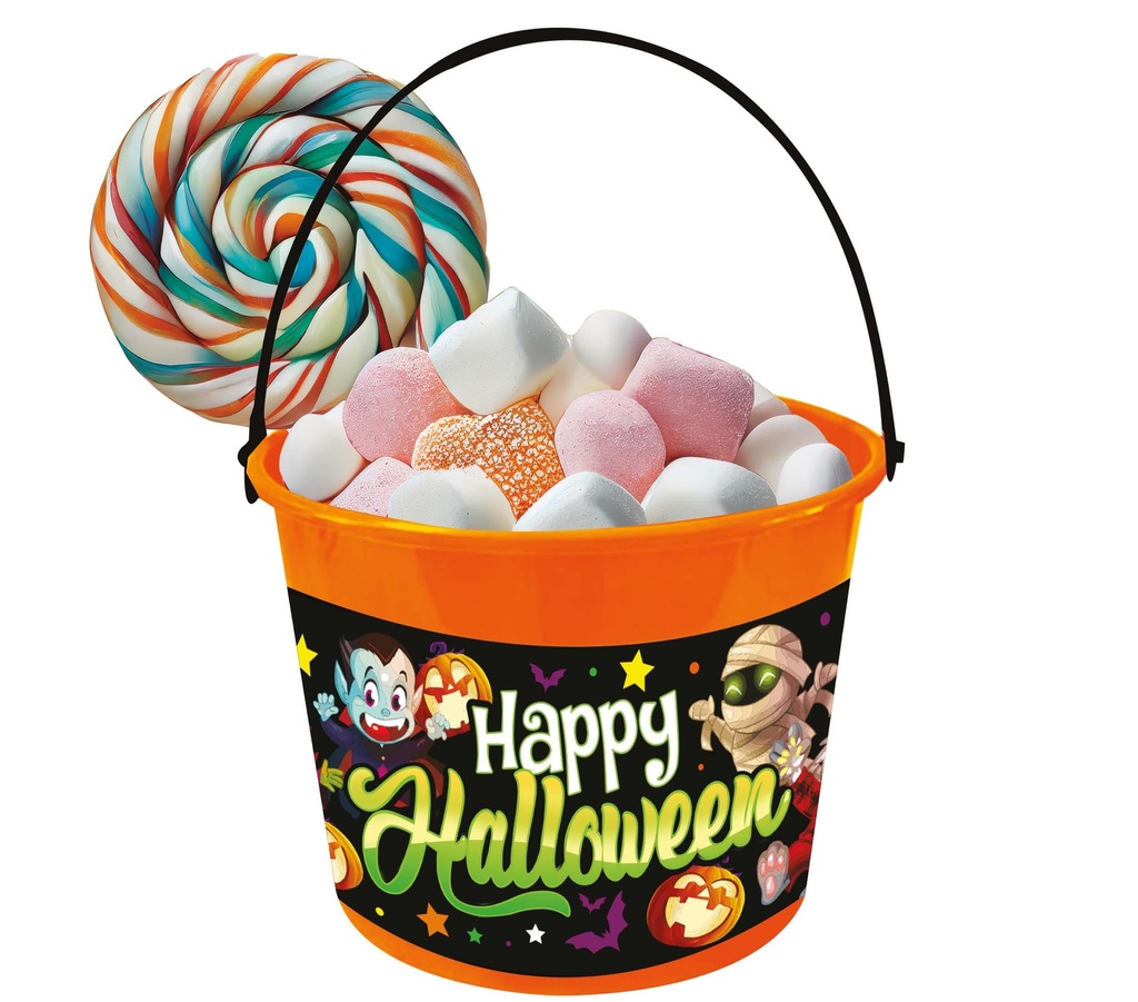 Happy Halloween Bucket, 18x16 Cm