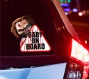 ملصق سيارة "Baby On Board" هالوين