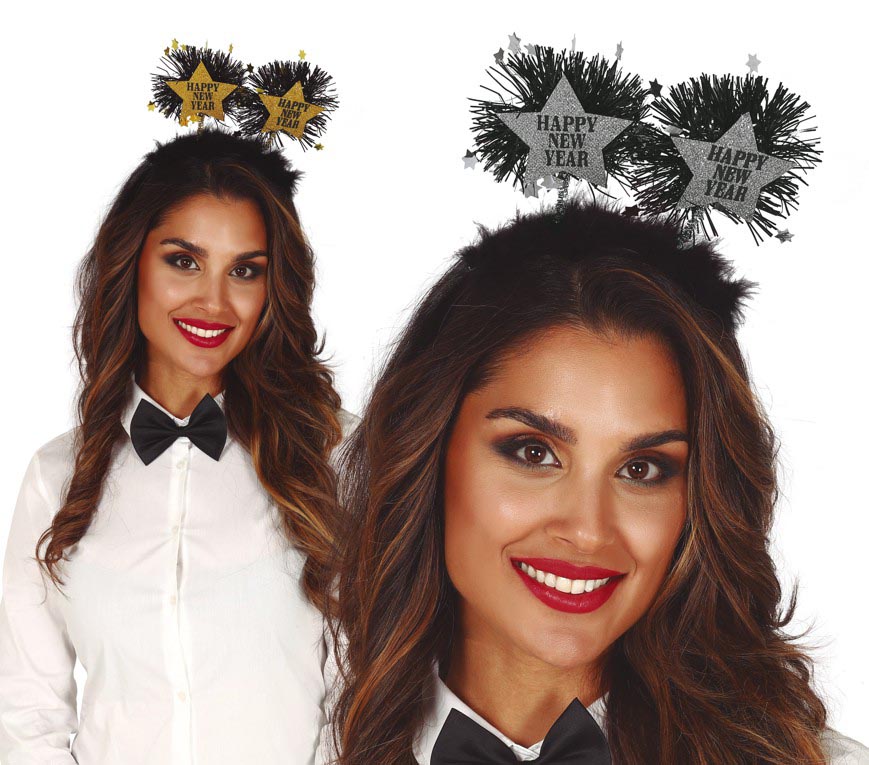 Happy New Year Star Hairband Assortmen