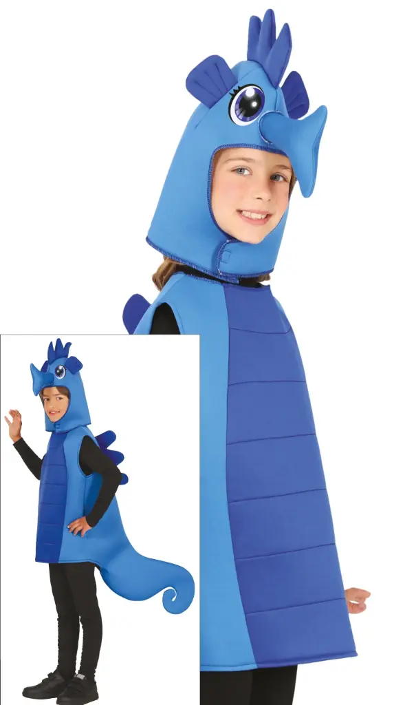 Blue Seahorse, Child, 5–6 Years