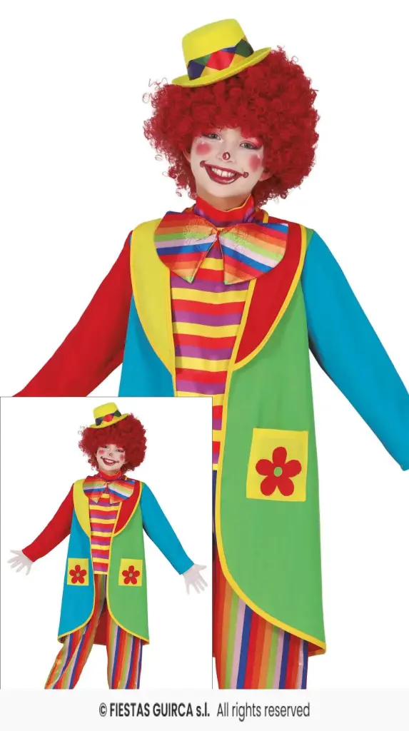 Flowy the clown Child Costume