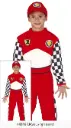 Formula driver Child Costume