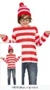 Hiker Child "Where's Waldo" Character Costume 