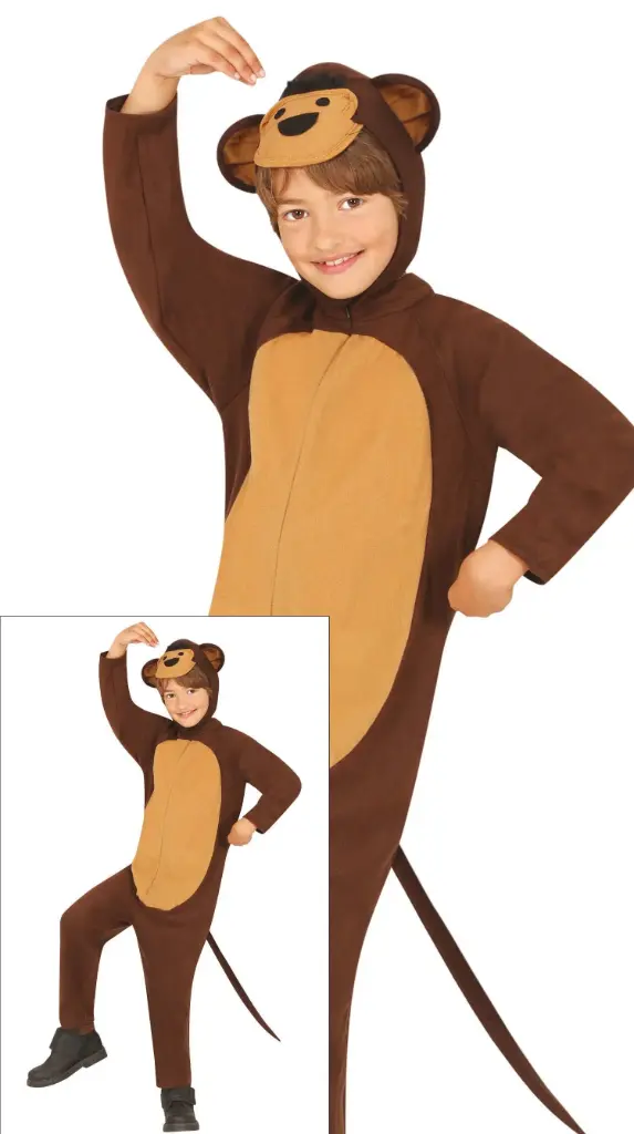 Little Monkey Kids Costume