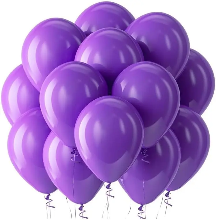 12 Inch Latex Balloon Normal Purple