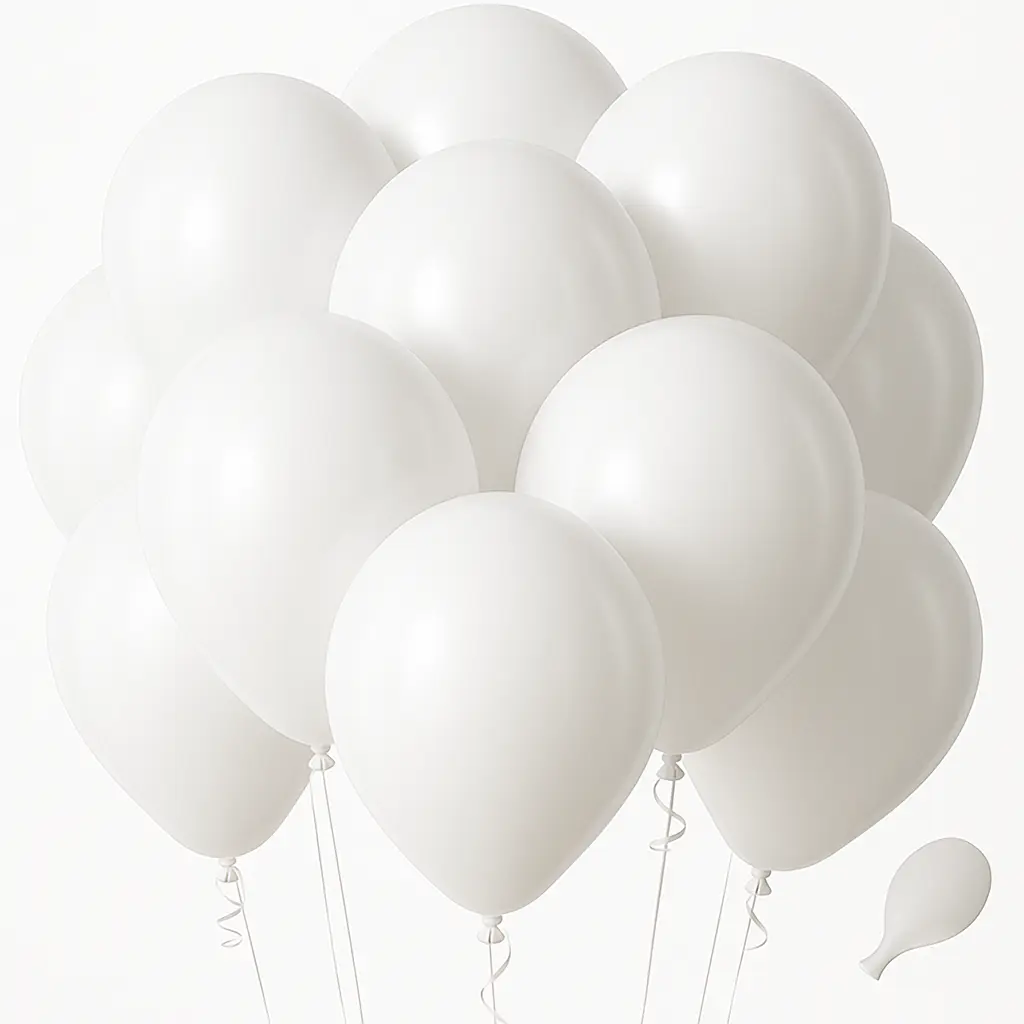 Collection 3 White Balloons