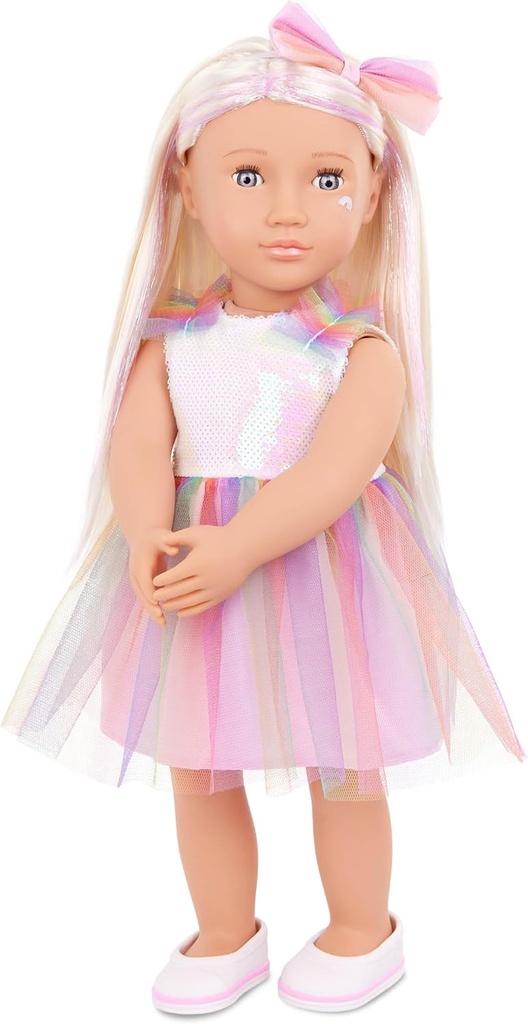 Doll W/ Unicorn Outfit, Iris