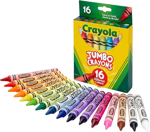 Crayola Jumbo Crayons 16 Count, 24Pk