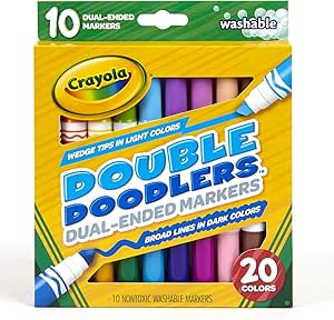 10 Ct Washable Double Doodlers