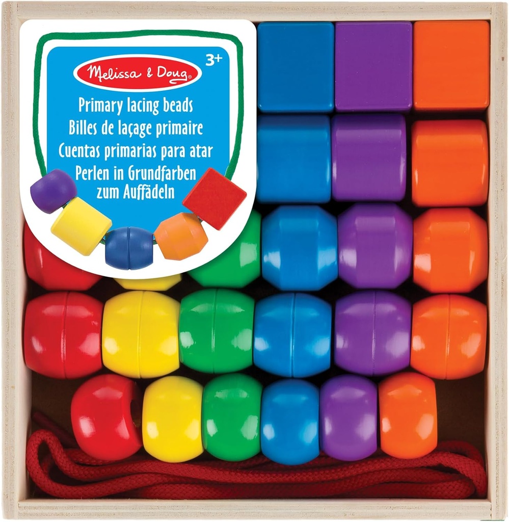  Primary Lacing Beads - Educational Toy