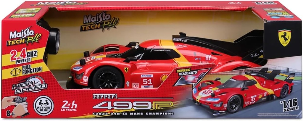 1:16 Rc Ferrari 499P Lmh (2023 24H Le Mans Champion)  (Usb R