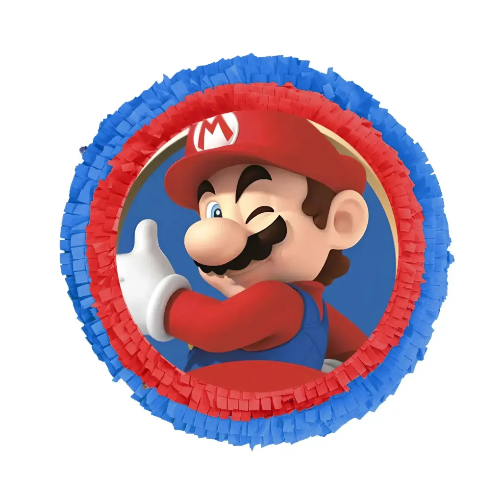  Round 45 cm-mario Pinatas 