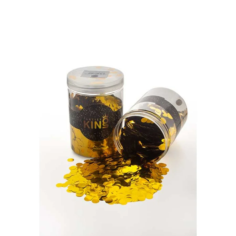 Foil confetti Gold jar 250g 