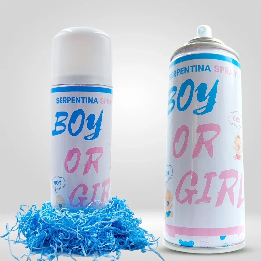 serpentina spray gender reveal