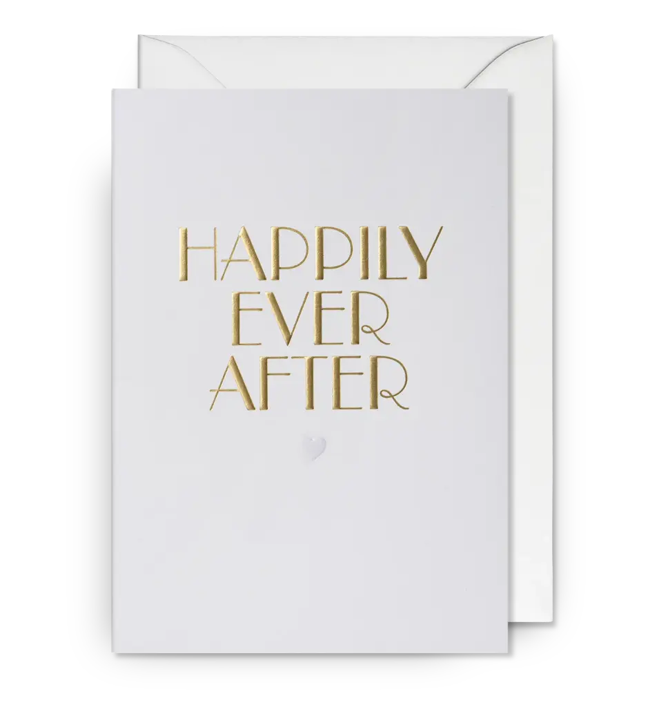 Happily Ever After Wedding Card