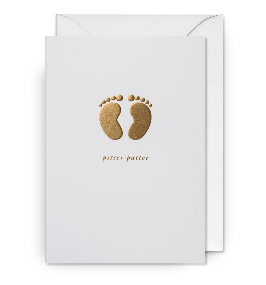 Pitter Patter New Baby Card