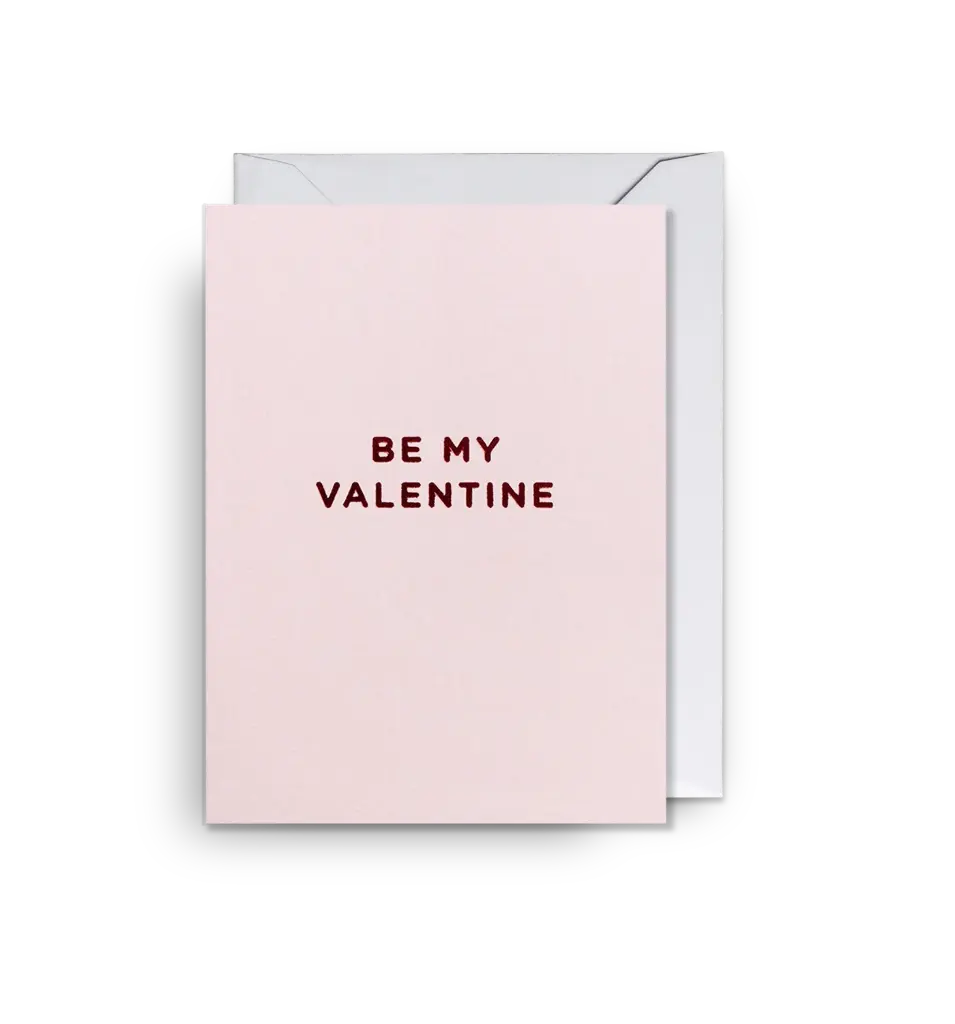 Mini Card (9X12)cm-Be My Valentine