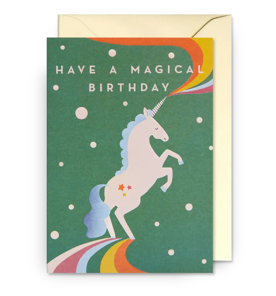 Have a Magical Birthday Unicorn Greeting Card