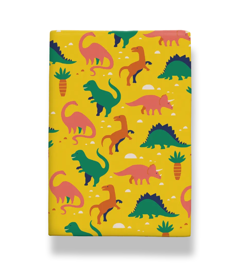 Dinosaurs Graphic Gift Wrap Paper Sheet (70 x 50 cm)