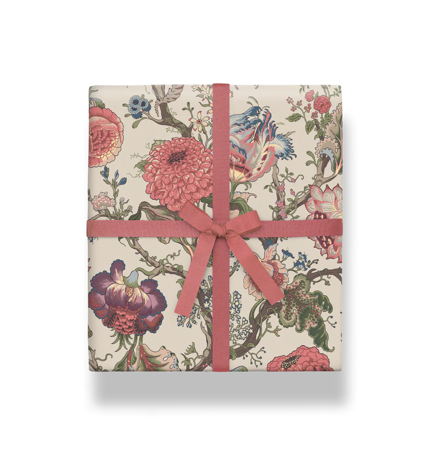 Vintage Botanical Garden Gift Wrap