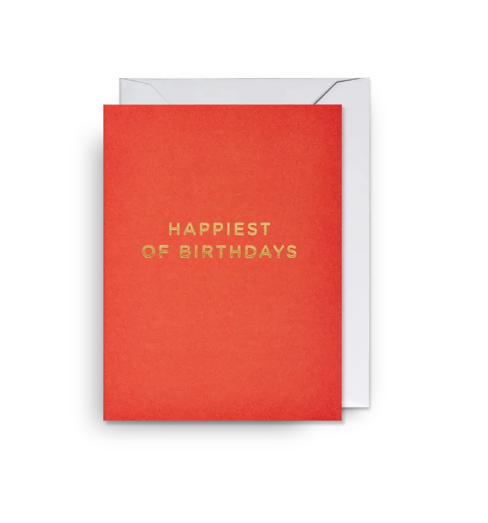 Happiest of Birthdays Mini Card
