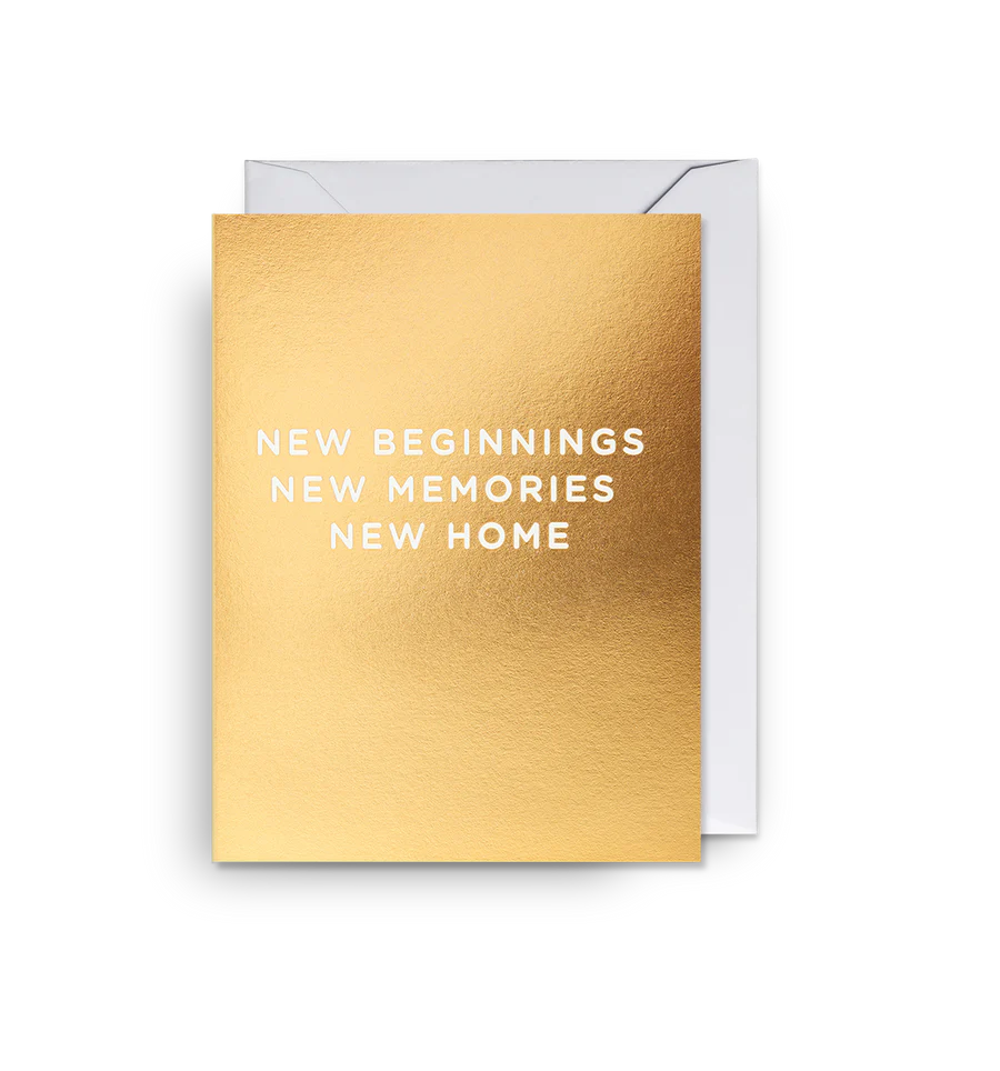 Mini Card (9X12)cm-New Beginnings New Memories New Home