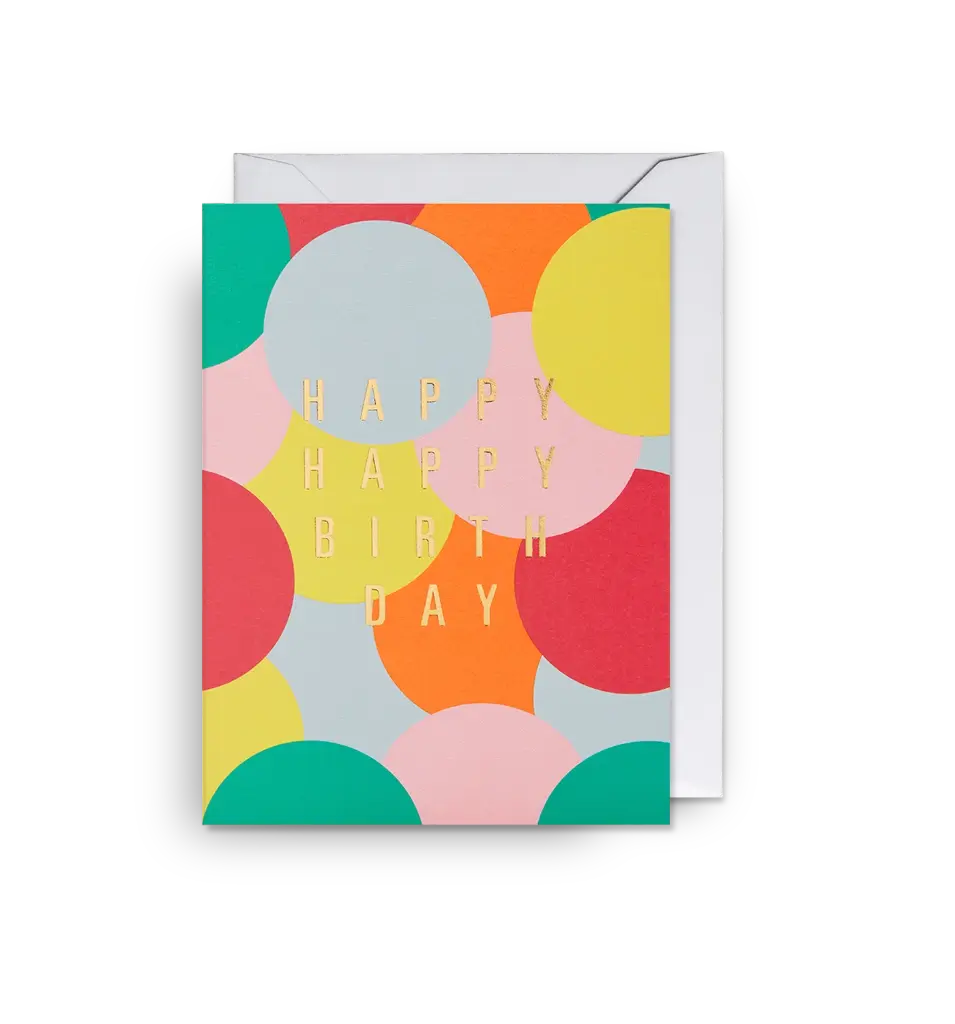 Happy Happy Birthday Mini Card