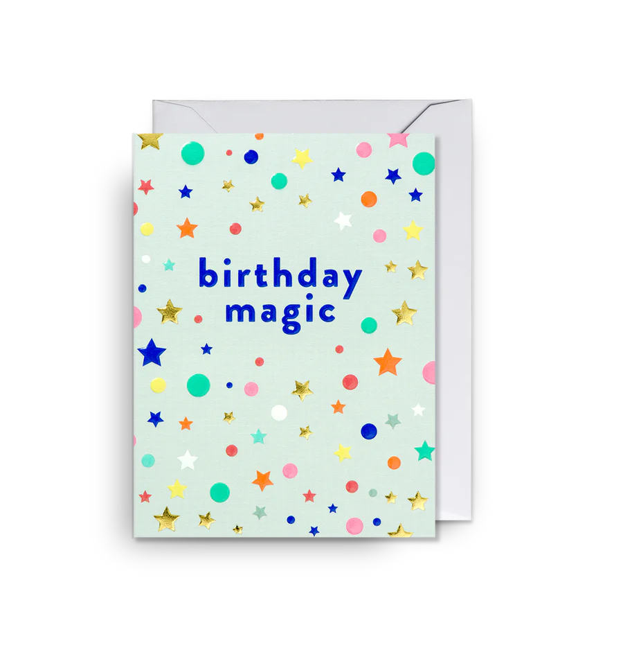 Magic Sprinkles Mini Birthday Card