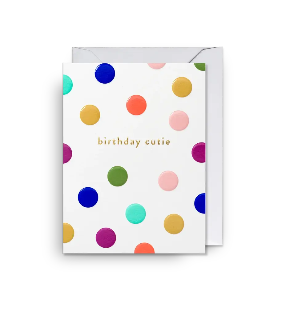 Dotty Birthday Cutie Mini Card