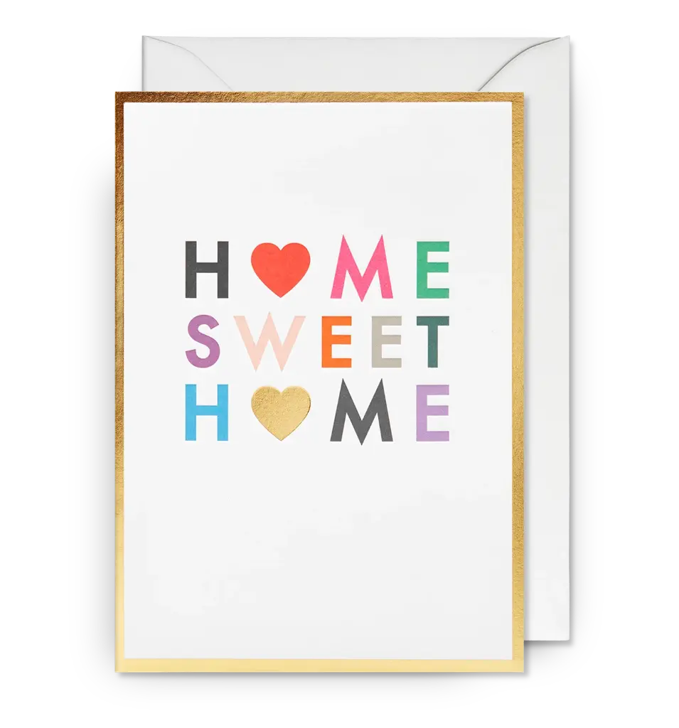 Home Sweet Home Modern Greeting Card