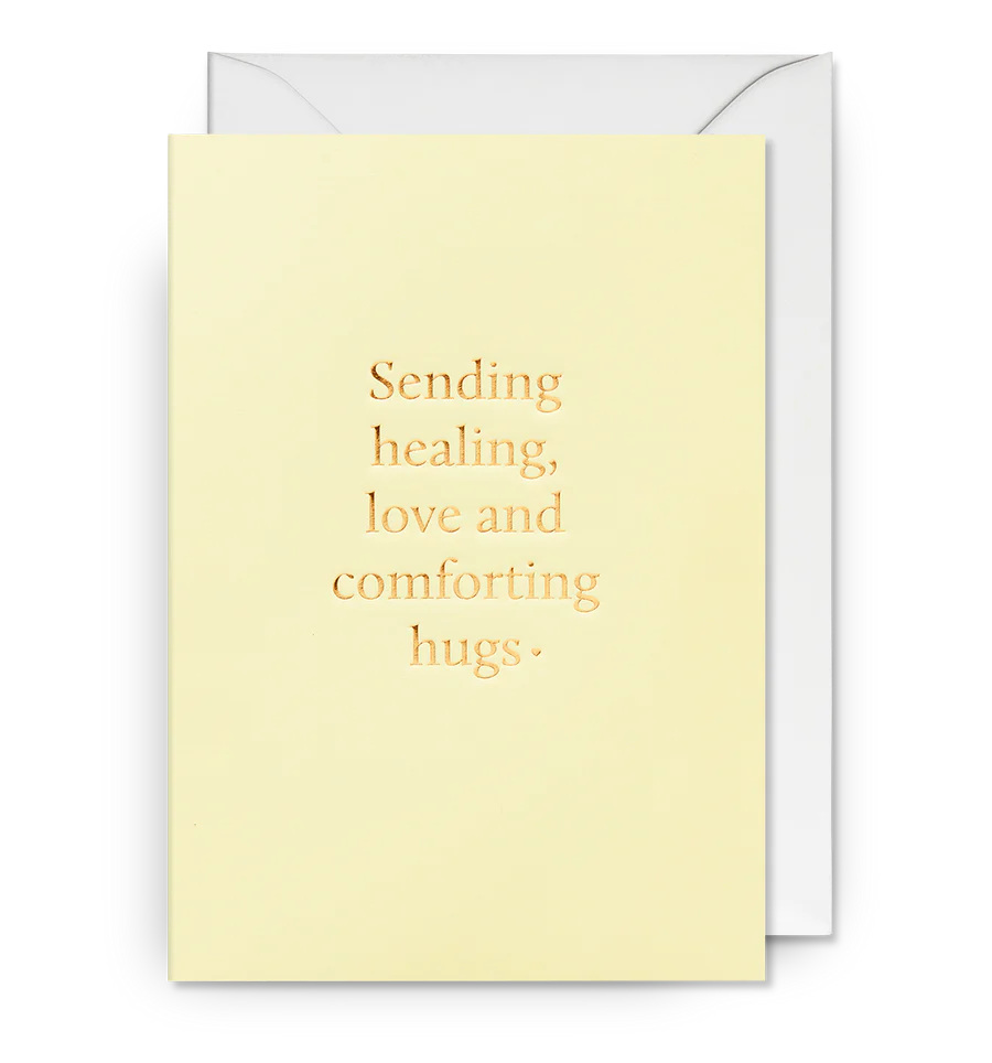 Sending Healing Hugs Greeting Card