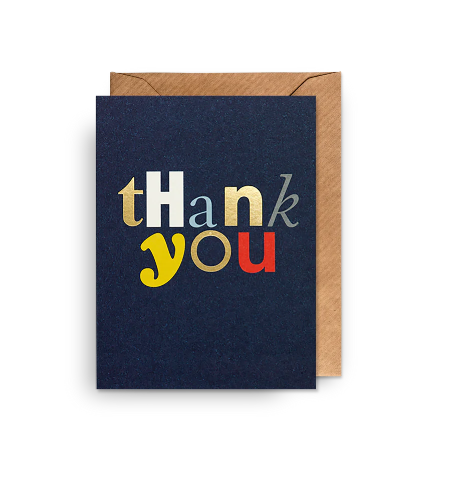 Thank You Type Mini Card