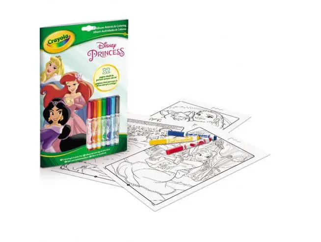 COLOR & ACTIVITY PAD, DISNEY PRINCESS