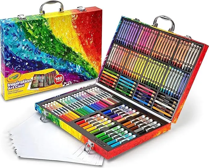 CRAYOLA Inspiration artist's briefcase 140 pieces