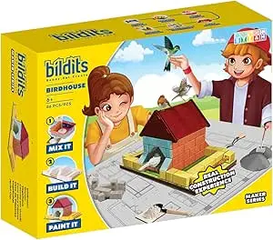 Bildits Bird House DIY Kit 150-Piece Educational Construction Toy