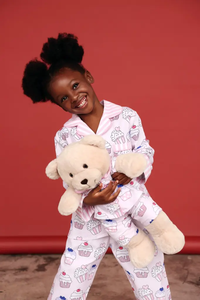 Lulu Pyjama Set with Matching Teddy Bear 