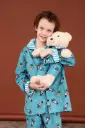 Space Pyjama Set with Matching Teddy Bear 