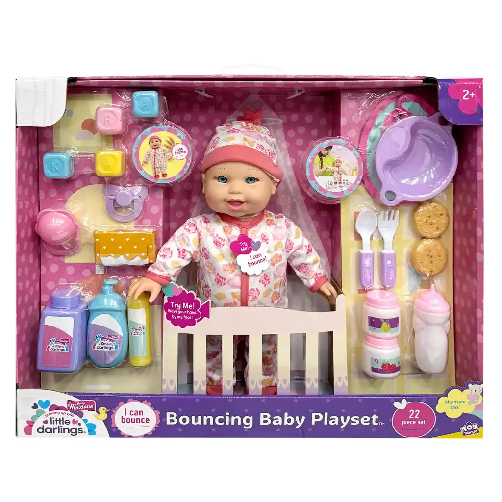 Baby Maziuna Bouncing Baby Playset 12inch