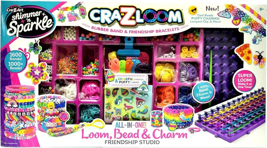 CraZLoom All-in-One Loom Bead & Charm Friendship Studio