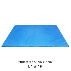 Blue Mat (200 X 150 X5) cm  Weight 5Kg-Rental