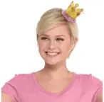 Confetti Fun Gold Min Crown Clip