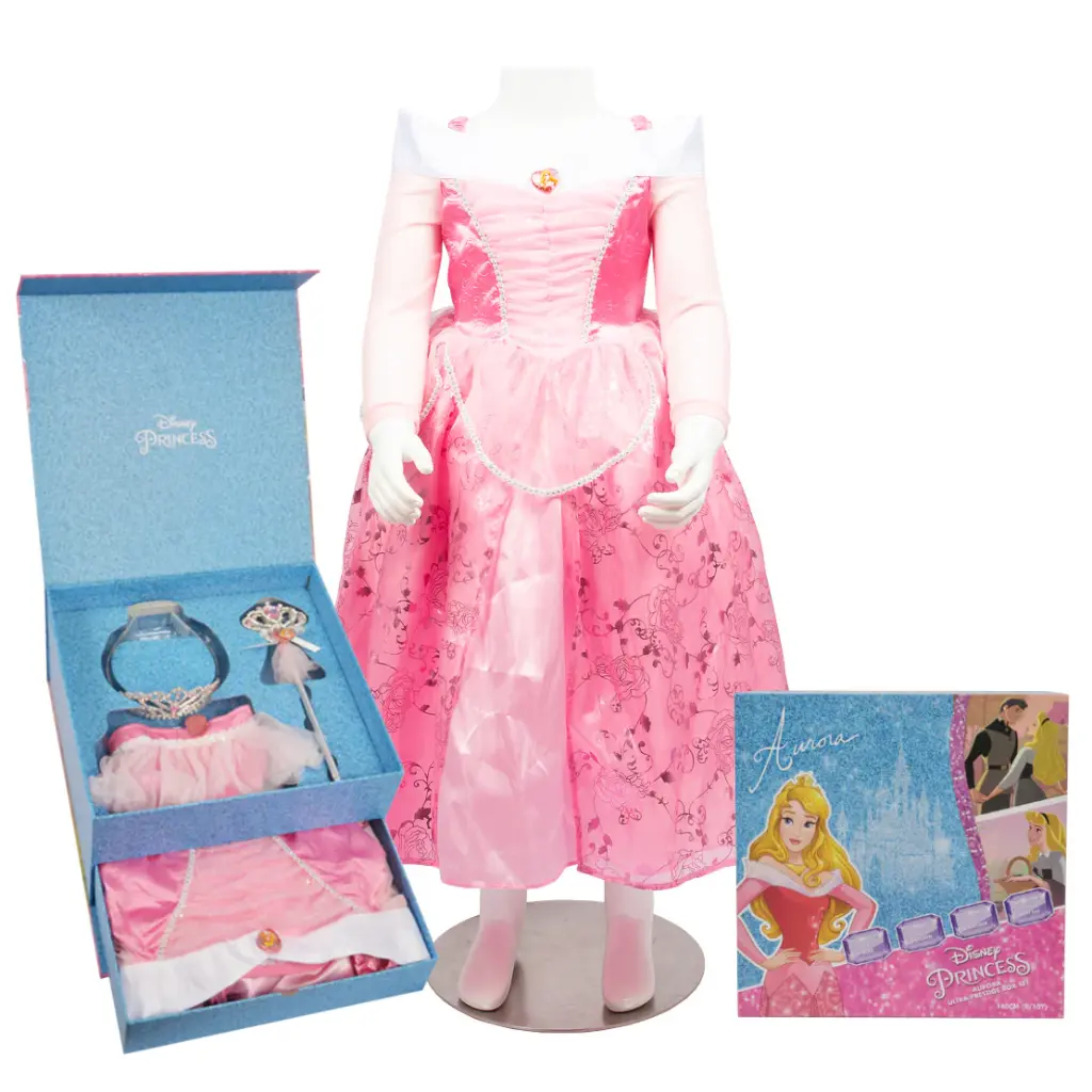 Child Aurora Ultra Prestige Costume - Sleeping Beauty