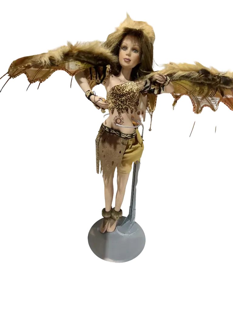 Winged Fairy - Show‑Stoppers Porcelain Doll – Florence Maranuk Collection