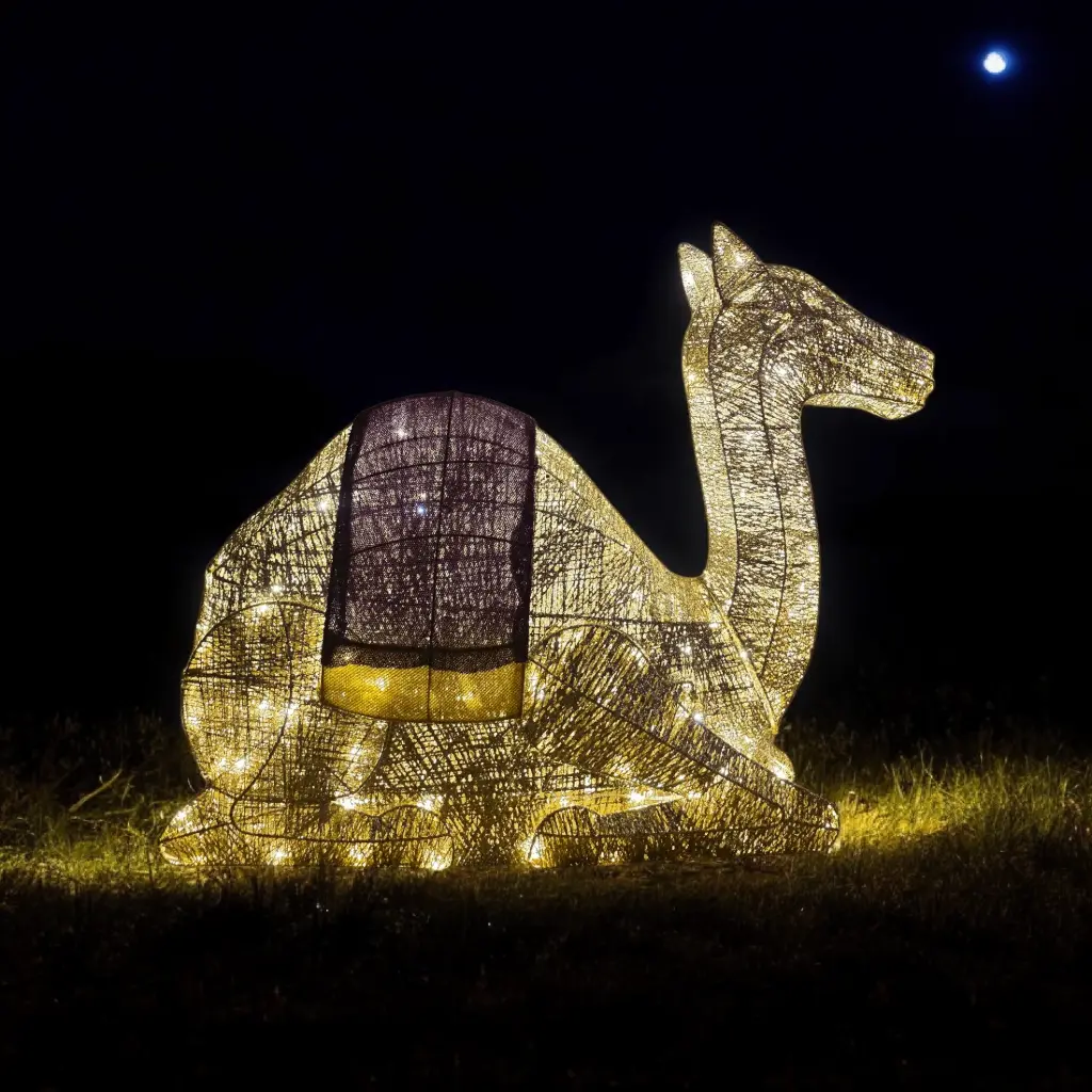 Light Up Decorative Camel Rental