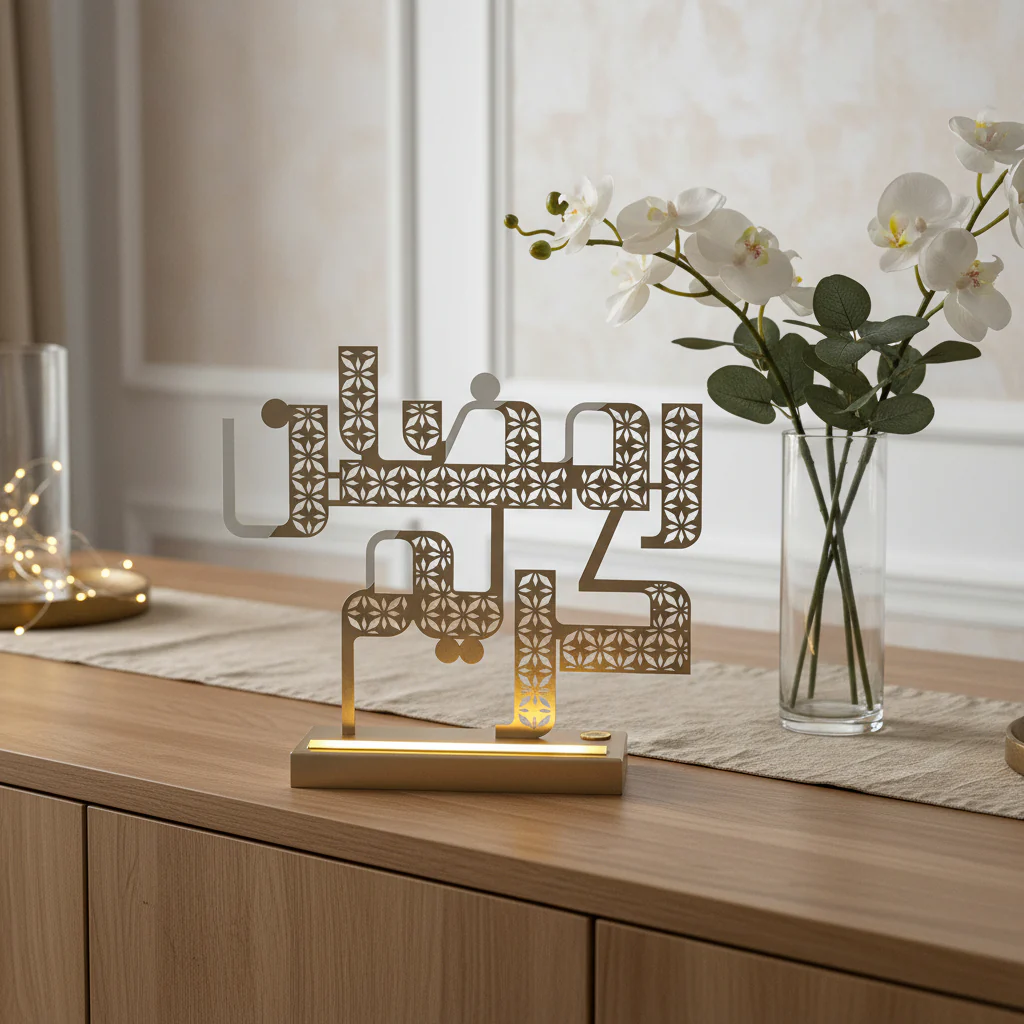 Ramadan Kareem LED Wall Stand – Luminous 