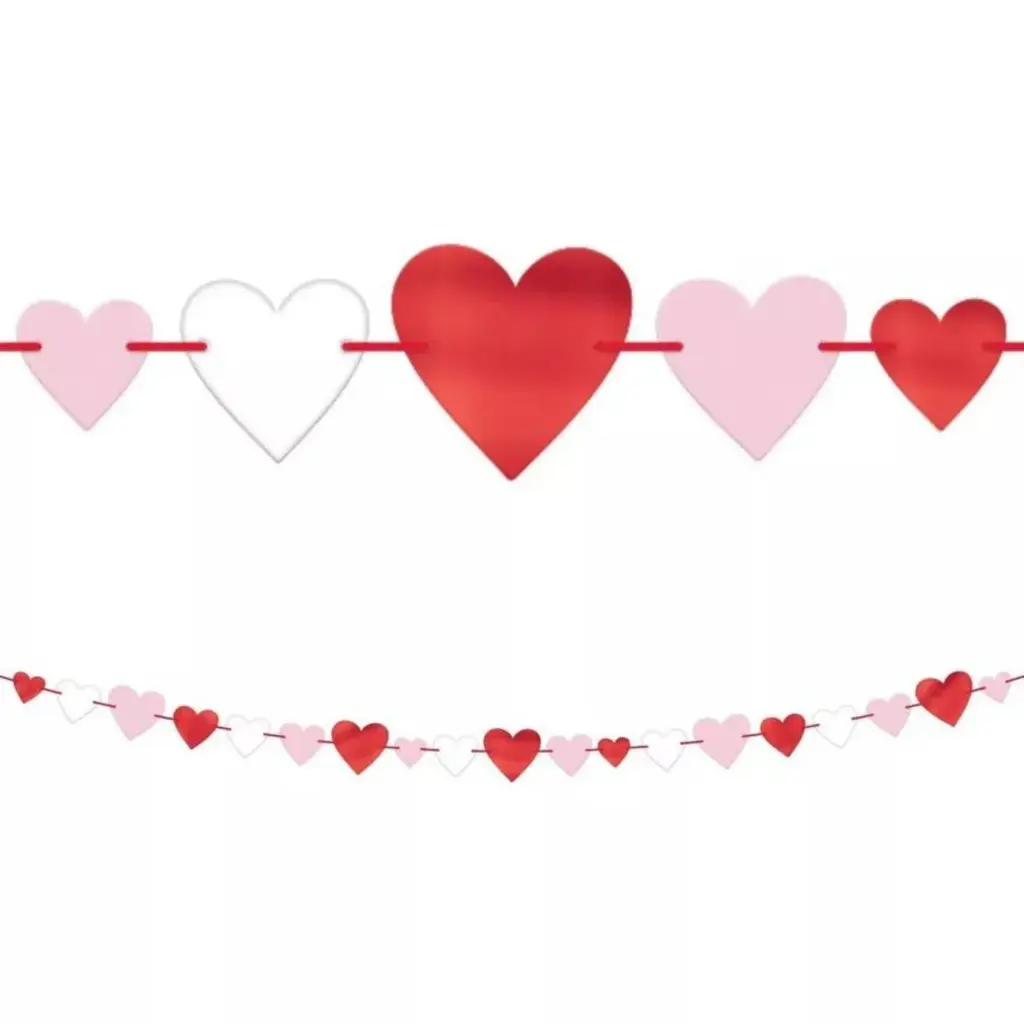 Heart Garland Paper, Foil & Ribbon