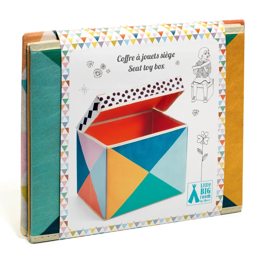 Djeco Seat Toy Box – Geometry