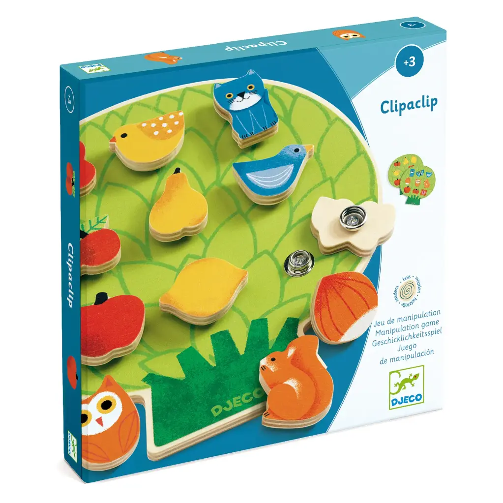 Djeco Clipaclip Wooden Game