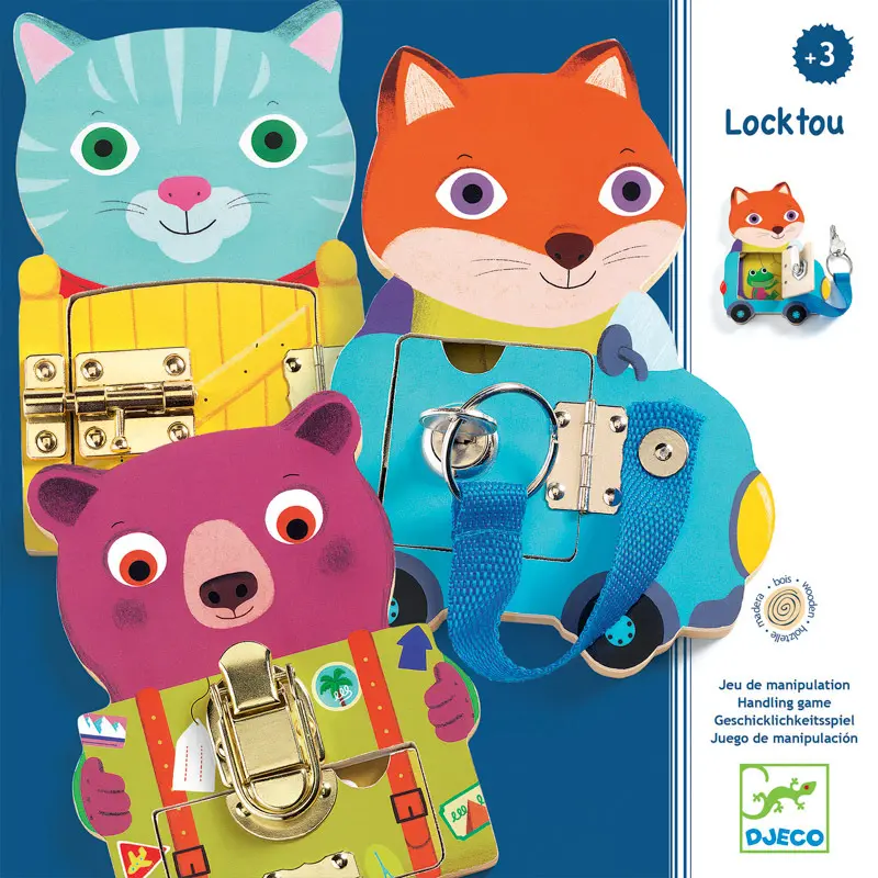 Djeco Locktou Wooden Locking Game