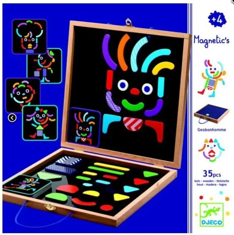 Djeco Wooden Magnetic – Geocharacter